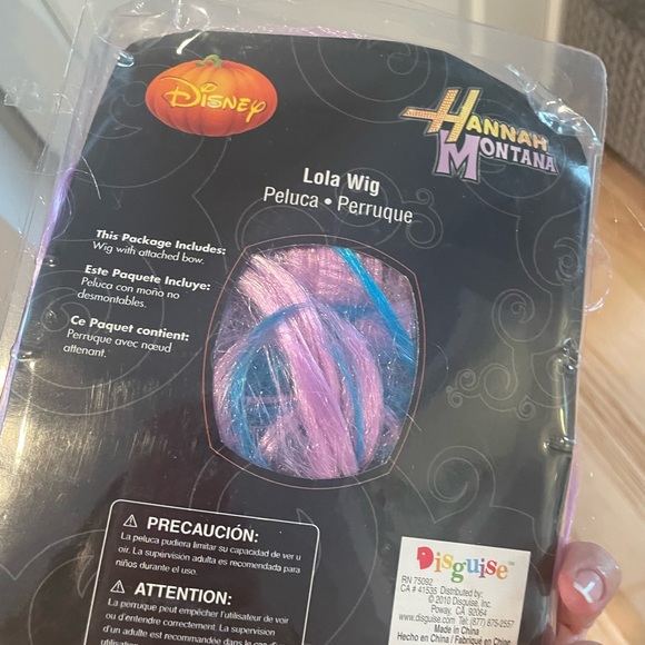 Disney Hannah Montana Lola purple wig - Picture 2 of 6